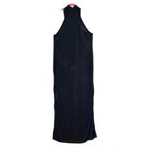 Dolls Kill Mesh Hooded Side Slit Maxi Dress Size Large 90’s Witchy Goth